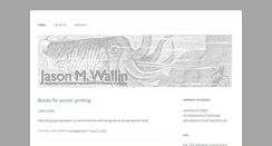 Desktop Screenshot of jasonwallin.com